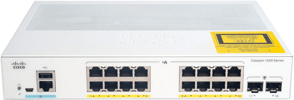 Switch Cisco C1000-16P-2G-L
